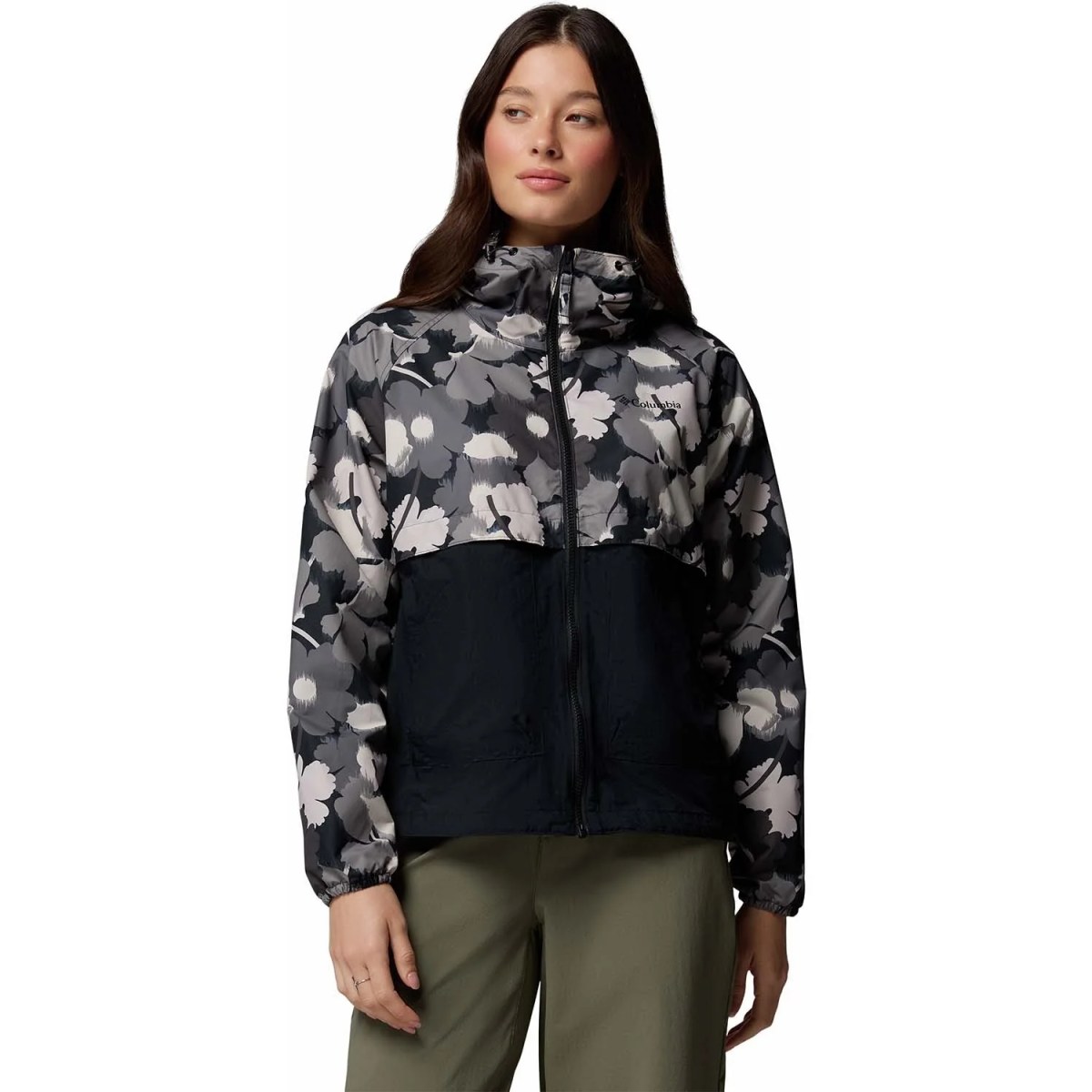 COLUMBIA Spire Valley Printed Windbreaker W - Veľkosť: M · záber 1