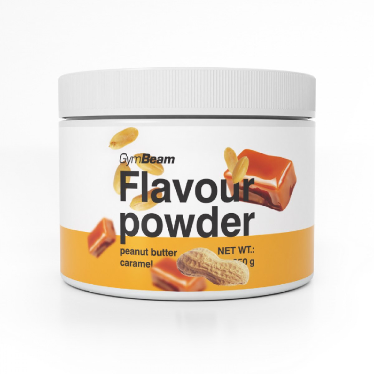 GymBeam Flavour powder arašidové maslo karamel · záber 1