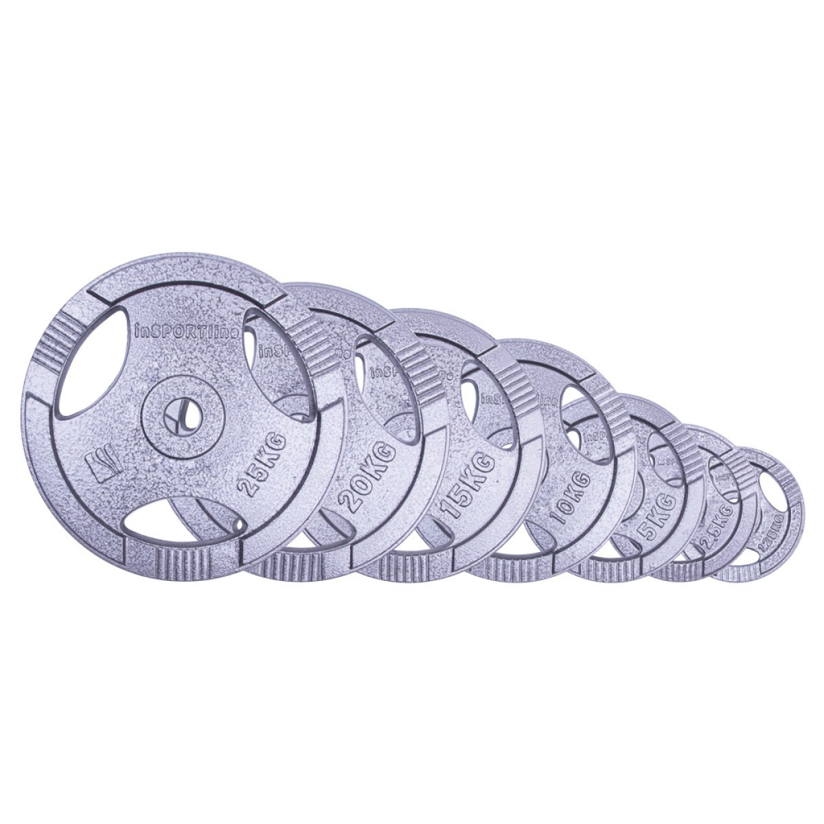 Liatinový kotúč inSPORTline Hamerton 15 kg 30 mm · záber 3