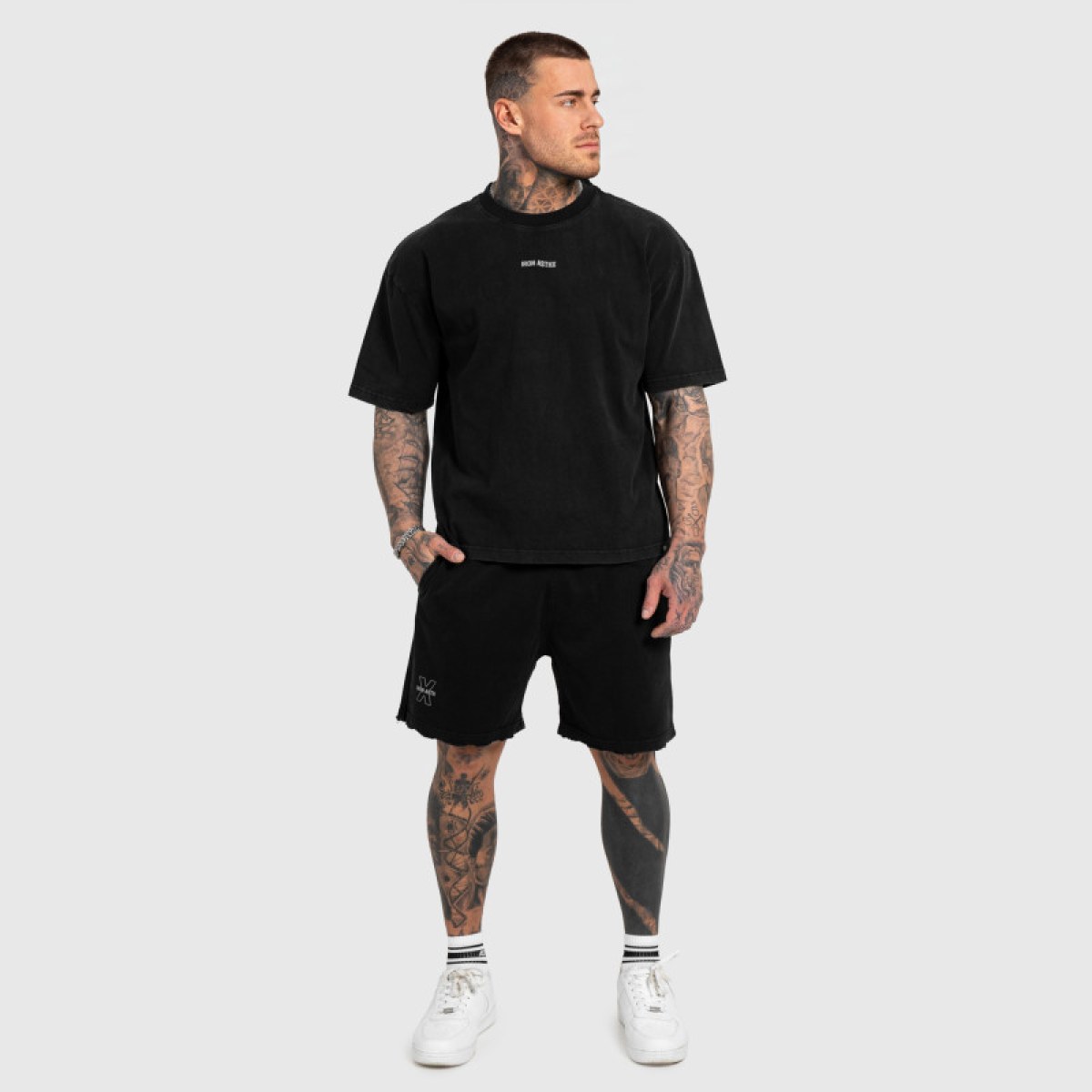 Pánska súprava Iron Aesthetics X Washed, čierna · záber 2