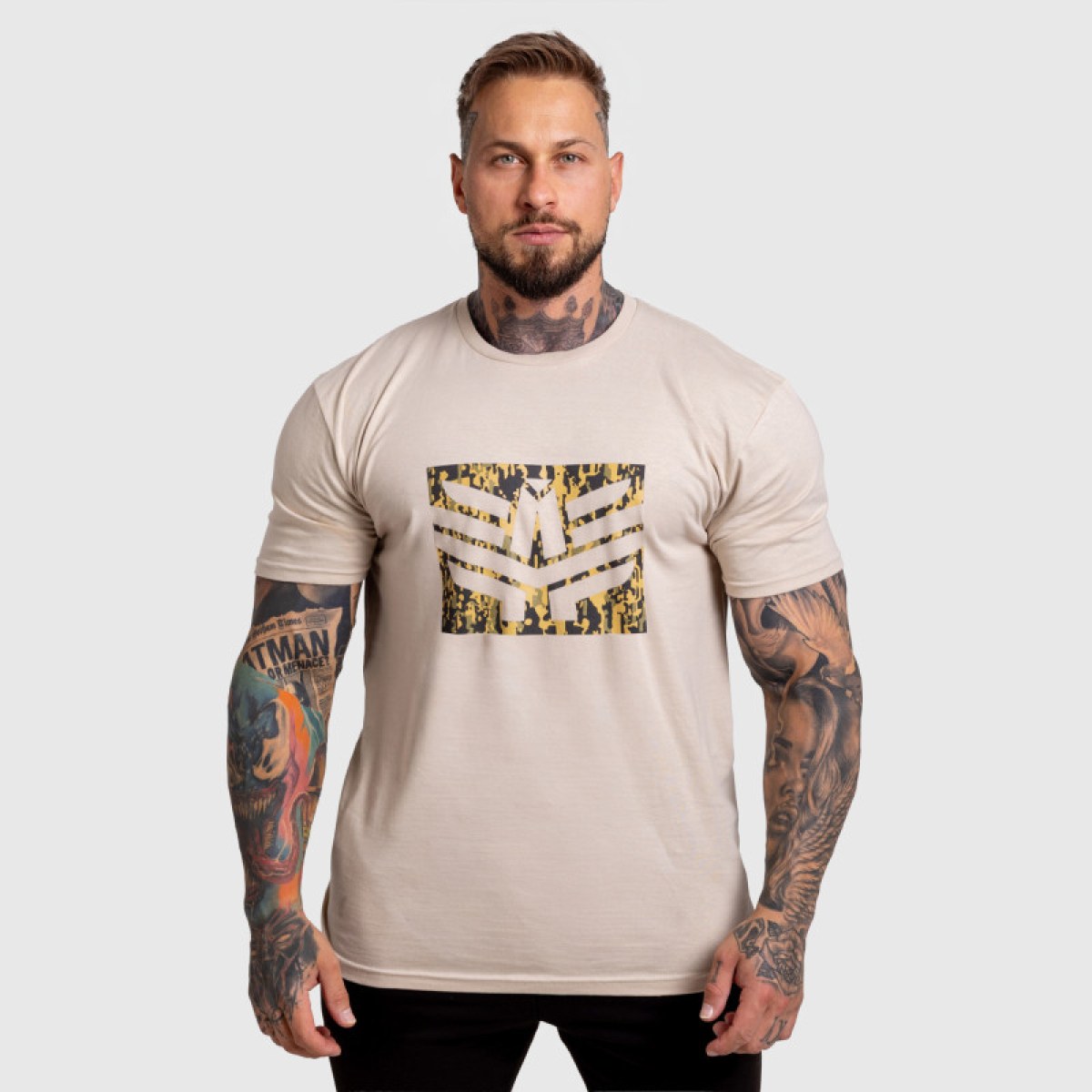 Pánske tričko Iron Aesthetics Tactical, sand · záber 3
