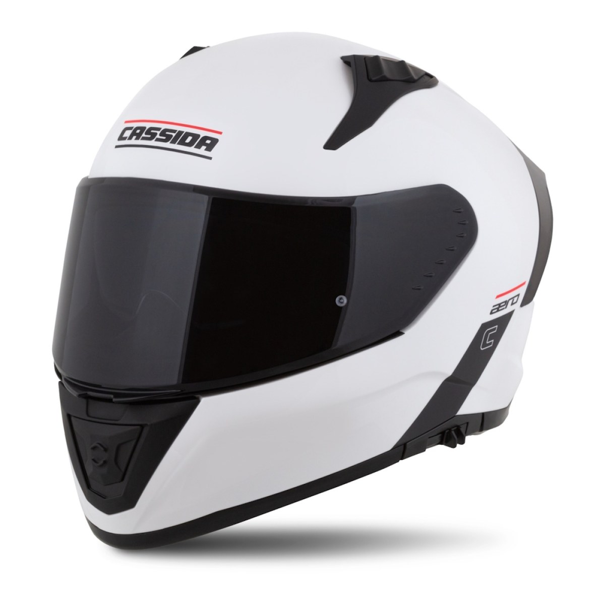 Cassida Aero Solid biela/čierna XS (53-54) · záber 1