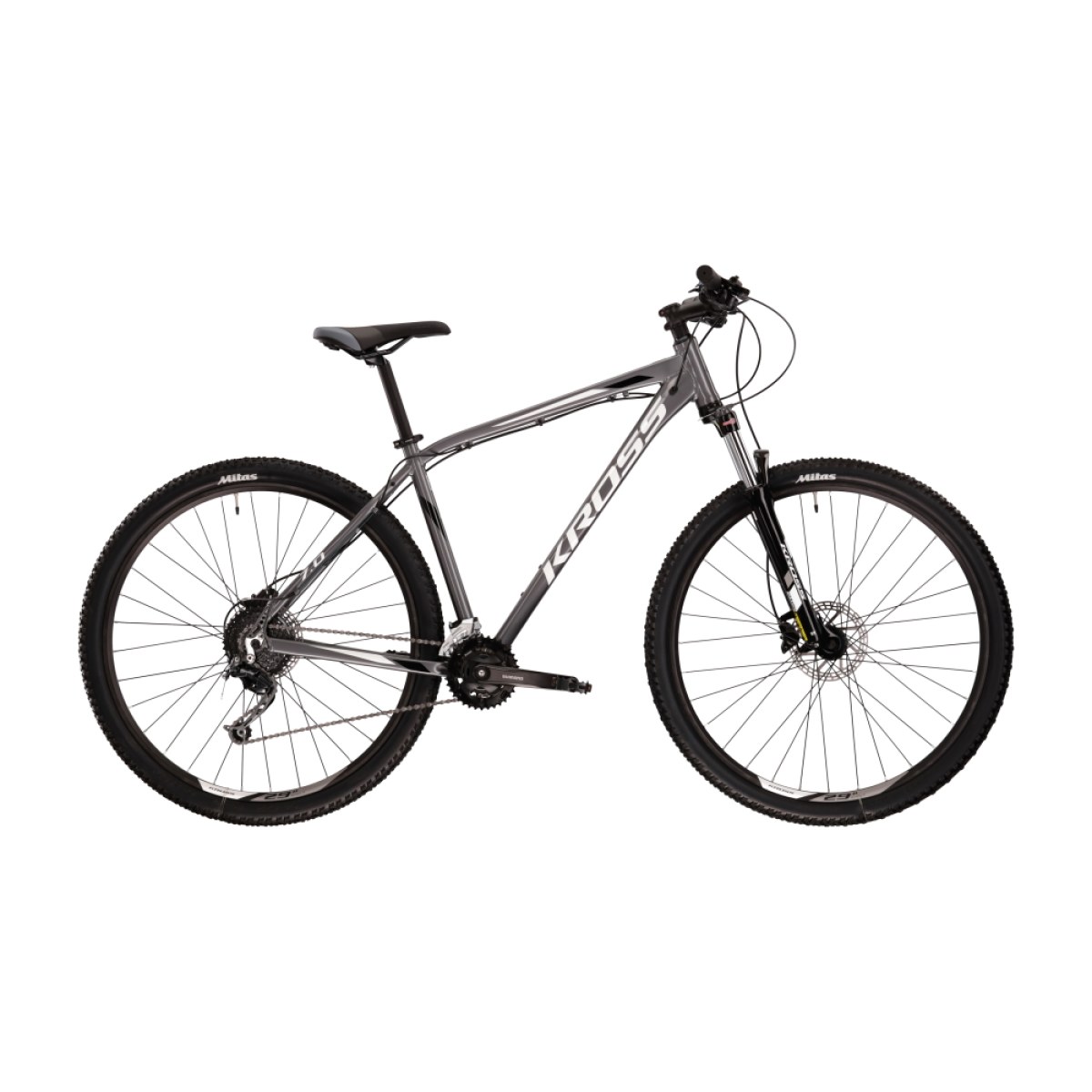 Kross Hexagon 7.0 29" - model 2022 grafitová/biela/čierna - S (17", 174-180 cm) · záber 1