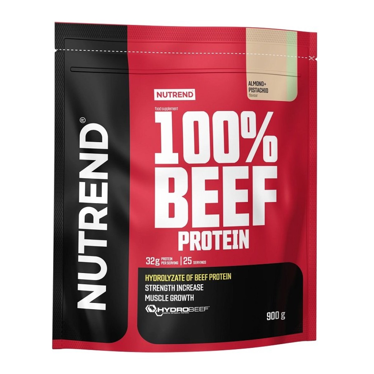 100% Beef Protein - Nutrend 900 g Čokoláda+Lieskový orech · záber 1