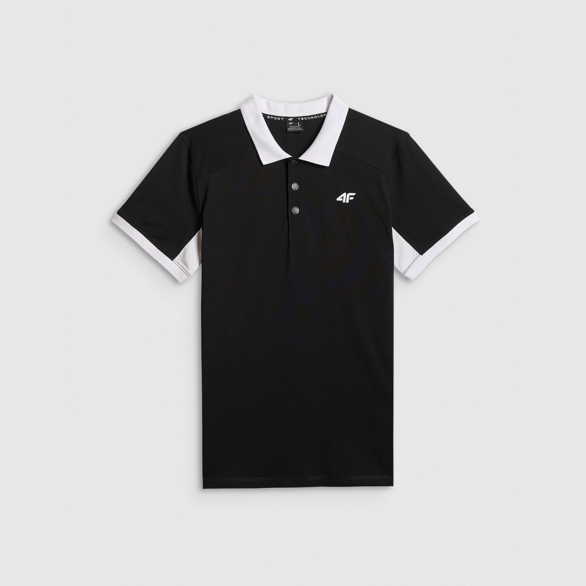 Regular polo tričko pánske - čierne · záber 5