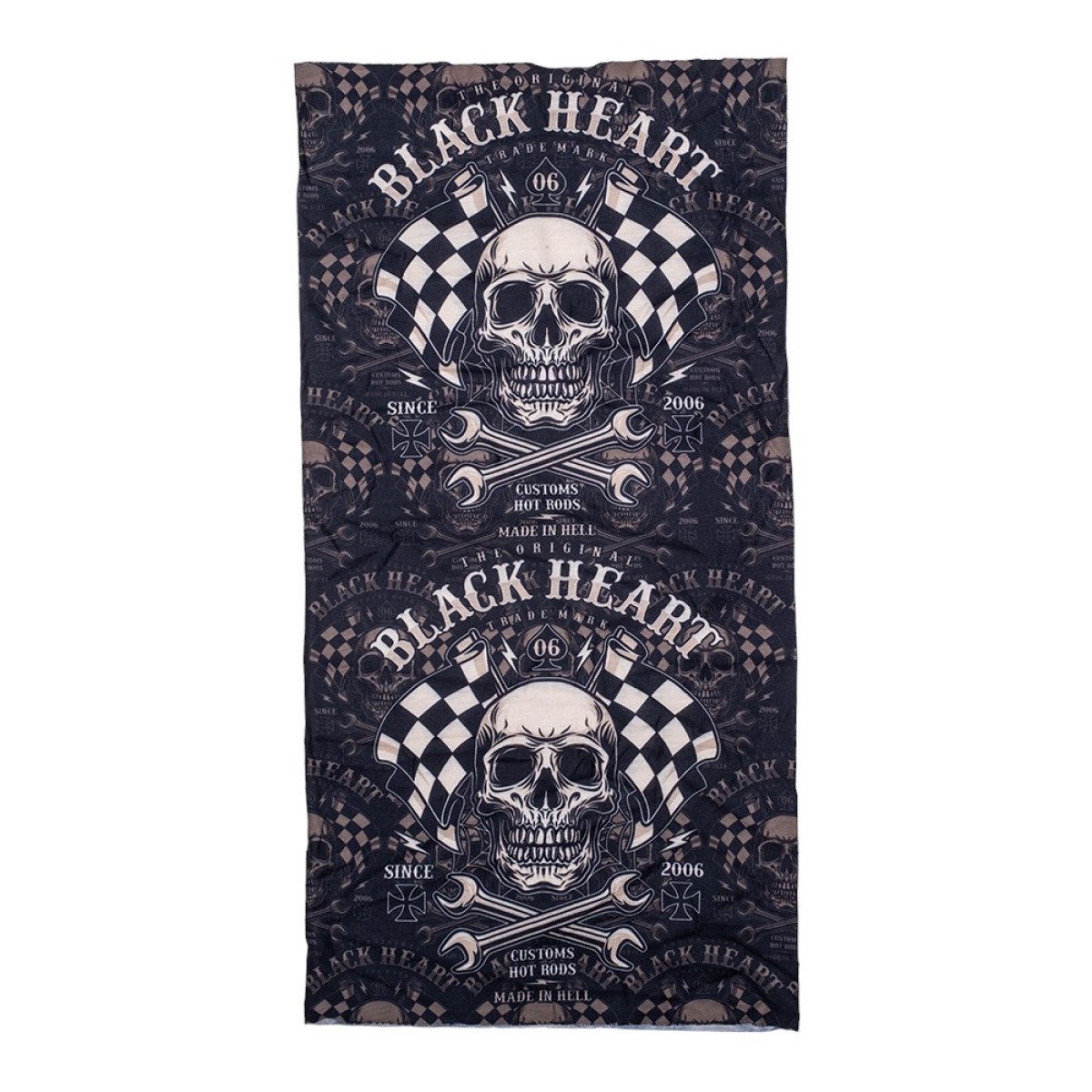 W-TEC Black Heart Scarfest Wings Skull · záber 2