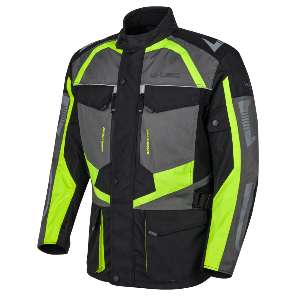 Pánska moto bunda W-TEC Burdys Evo - Veľkosť: XL | Farba: Sivá · záber 4