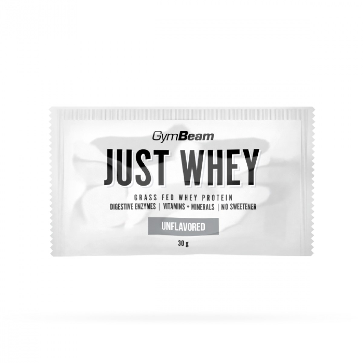 GymBeam Vzorka Just Whey bez príchute - Príchuť: Bez príchute | Hmotnosť: 0,03 kg | Balenie: 400 · záber 1