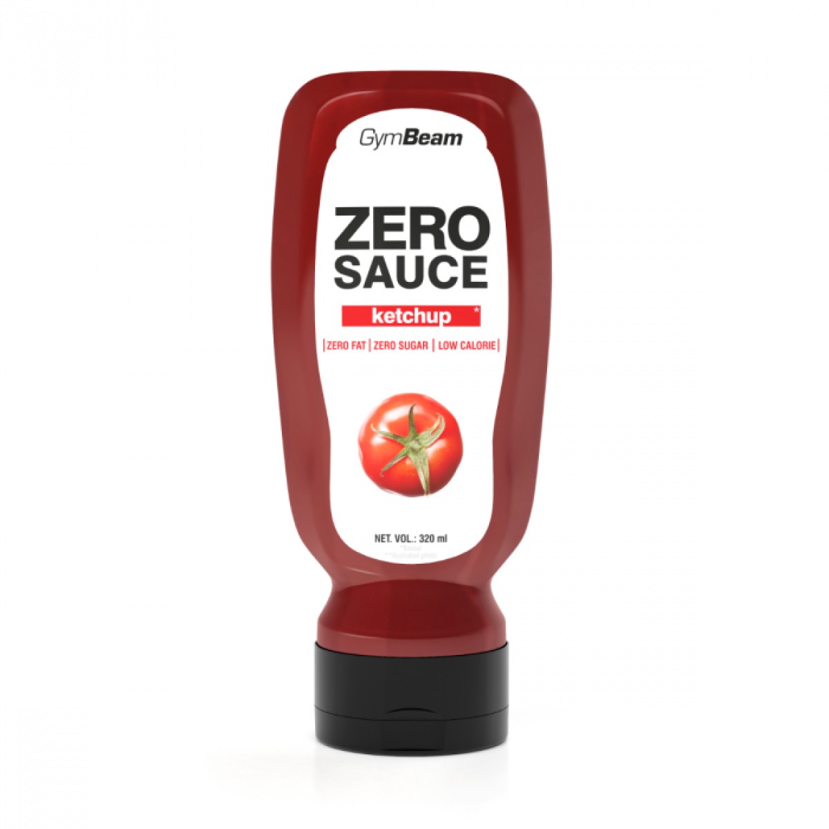 GymBeam ZERO OMÁČKA kečup - Hmotnosť: 0,32 kg | Objem: 320 ml | Balenie: 6 · záber 1