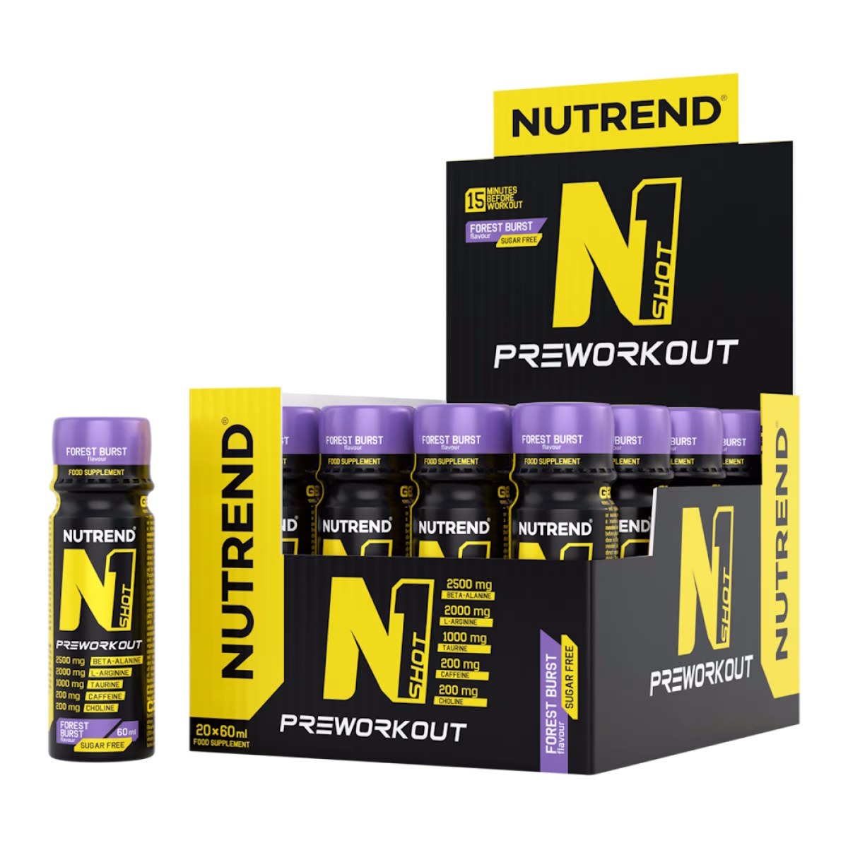 Nutrend N1 Shot 20x60 ml forest burst · záber 1