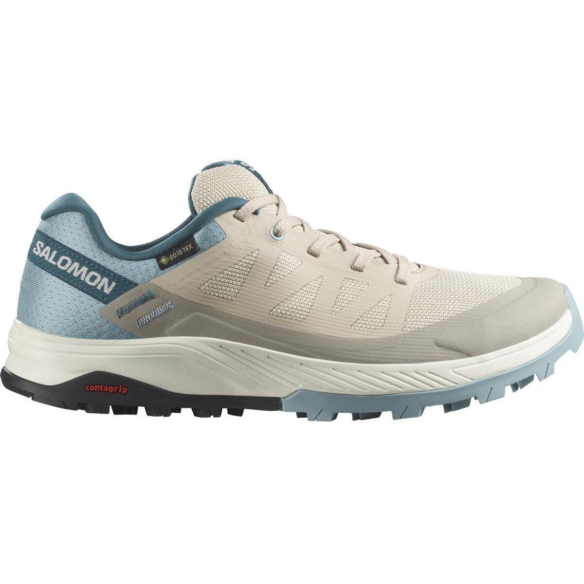 Salomon Outrise GTX W - Veľkosť: 42 2/3 | Farba: Béžová, Sivá · záber 1