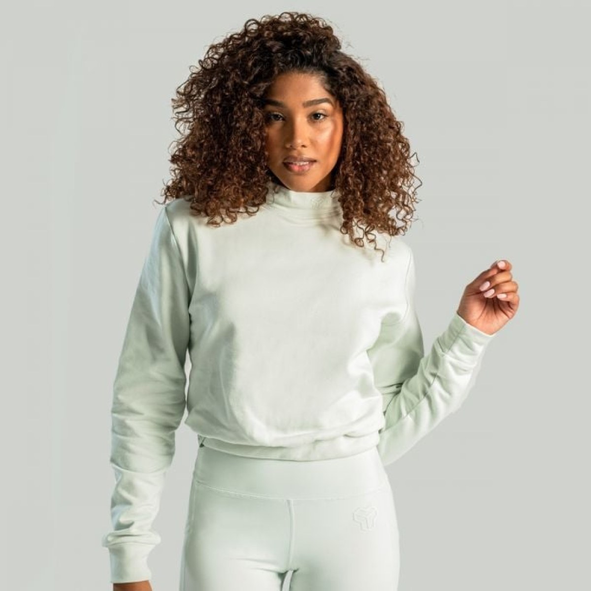 STRIX Dámska mikina Essential High-Neck Moon Grey LL · záber 1