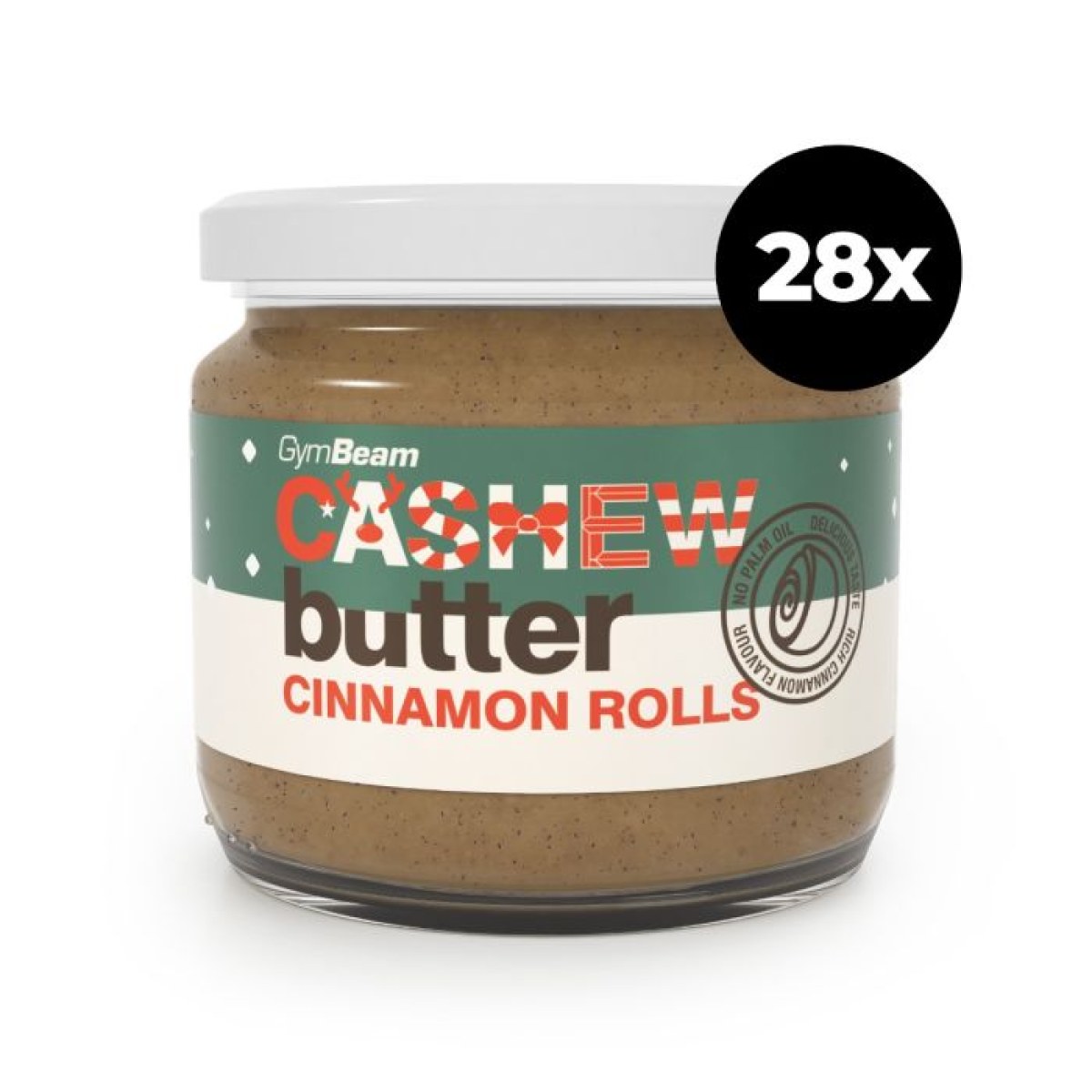 GymBeam Kešu krém - Cinnamon maslo - Hmotnosť: 9,52 kg | Balenie: 45 · záber 1