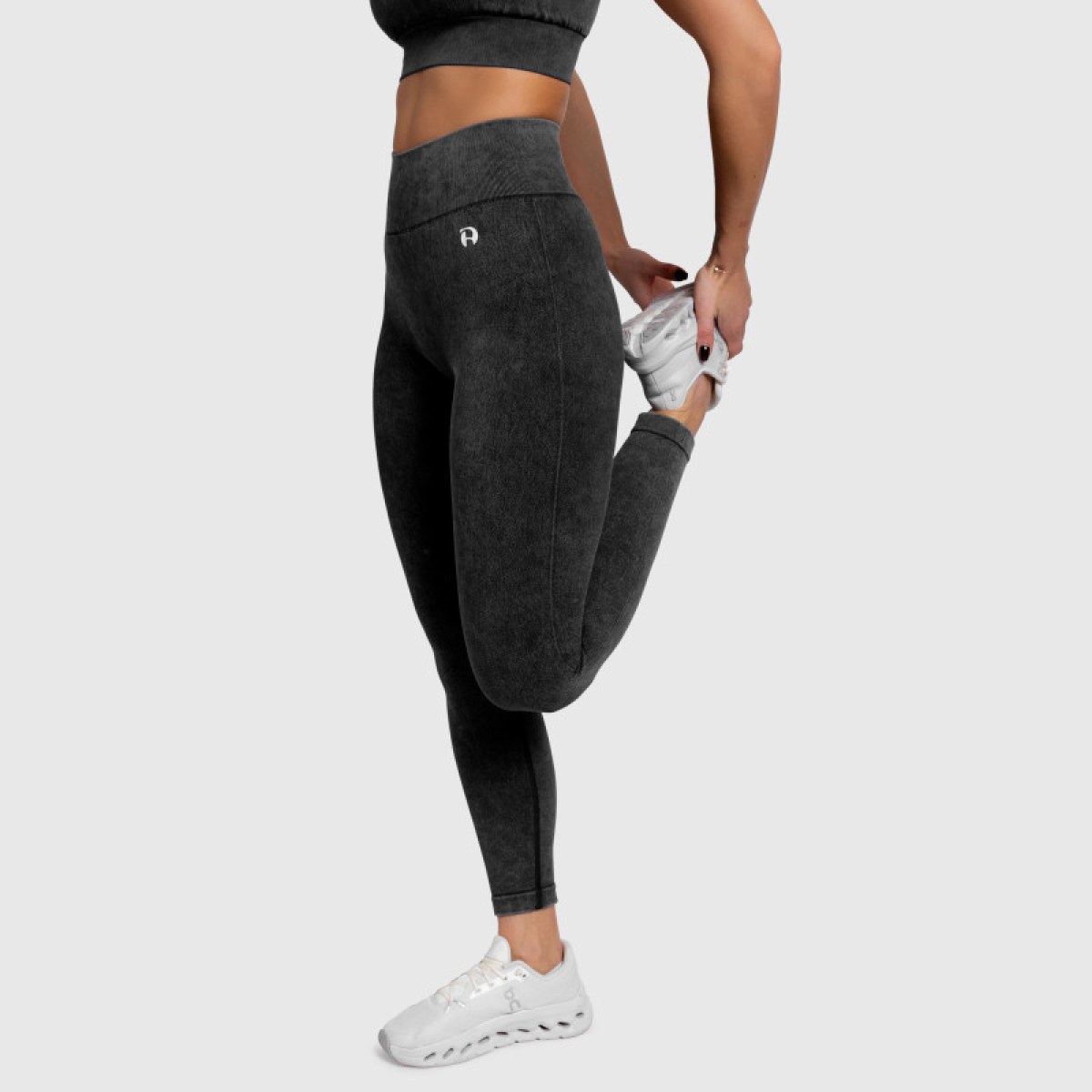 Dámske legíny Iron Aesthetics Faded, washed black · záber 5