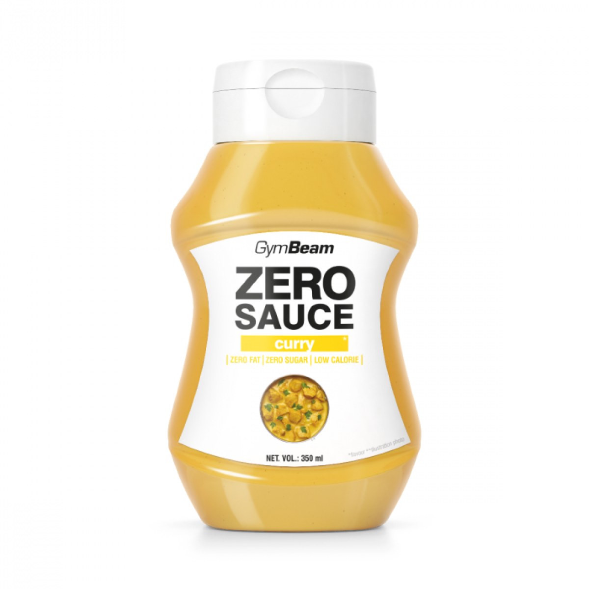 GymBeam ZERO OMÁČKA kari - Hmotnosť: 0,35 kg | Objem: 350 ml | Balenie: 6 · záber 1