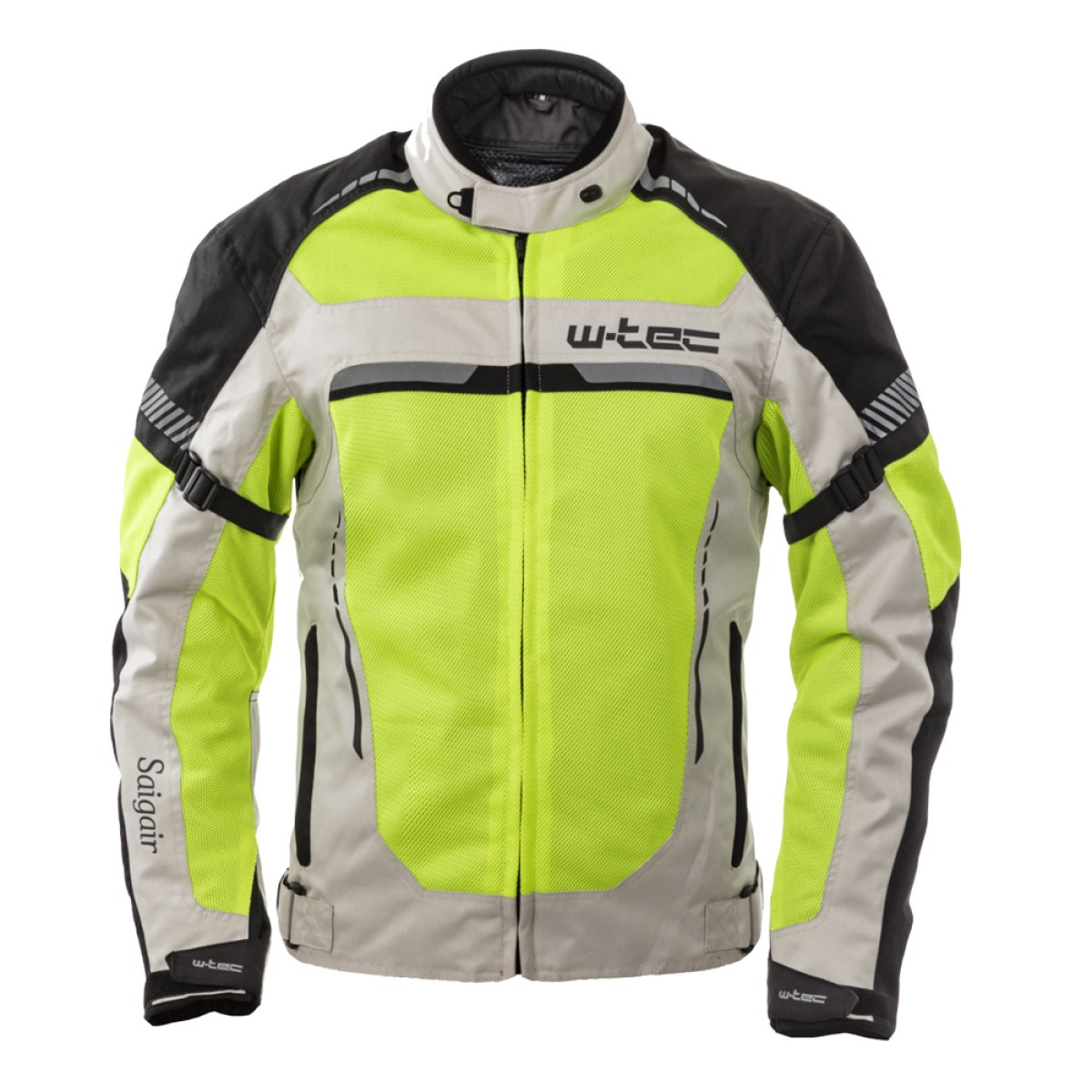 Pánska letná moto bunda W-TEC Saigair - Veľkosť: L | Farba: Čierna · záber 3