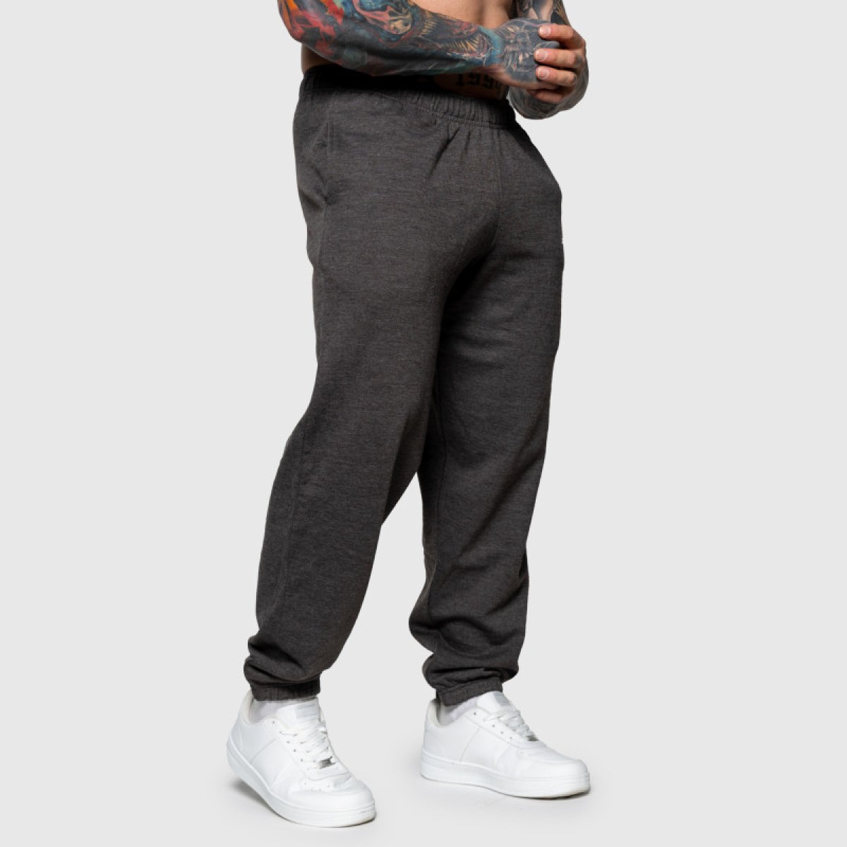 Oversized tepláky Iron Aesthetics Relaxed, charcoal · záber 5