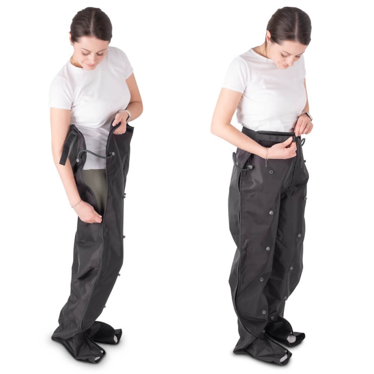 inSPORTline Prídavné kompresné nohavice 142 cm · záber 4