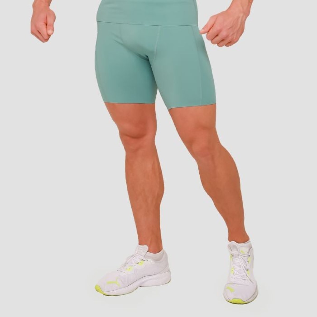 GymBeam Kompresné šortky High Blue L · záber 1