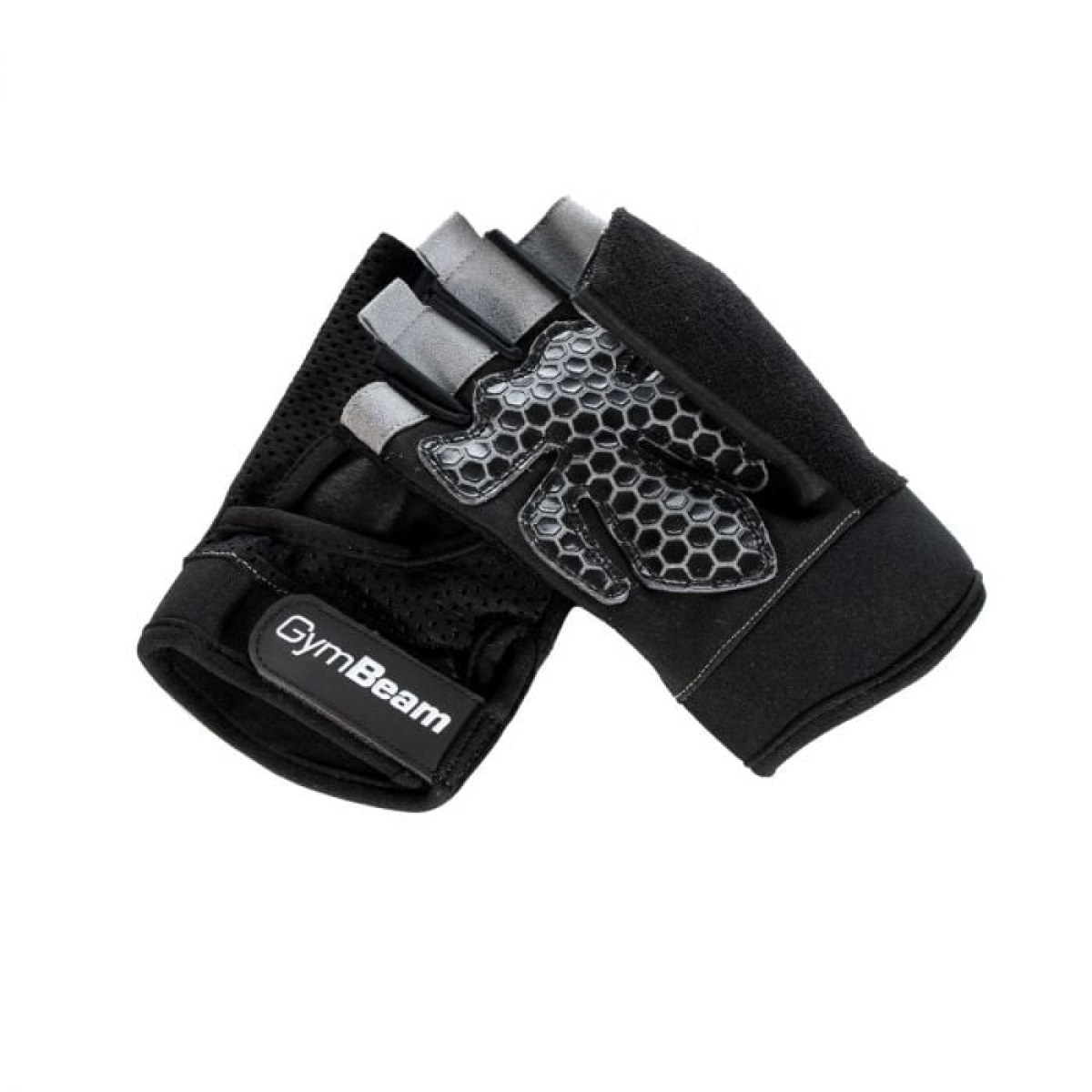GymBeam Fitness rukavice Grip Black S · záber 1