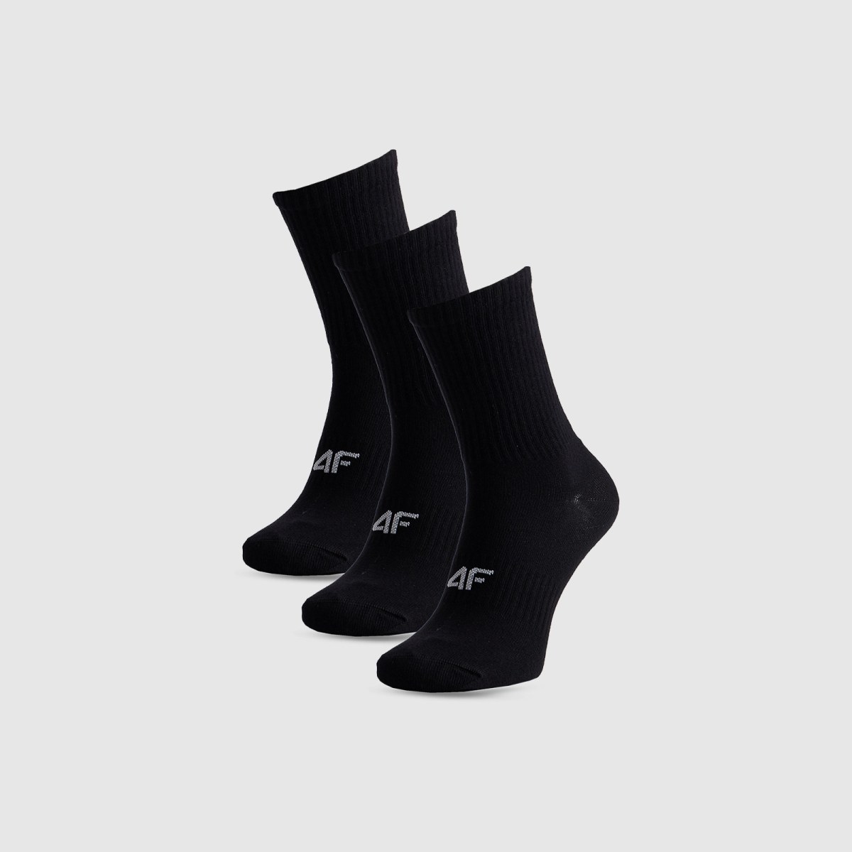 Dámske casual ponožky nad členok (3-pack) - čierne · záber 2