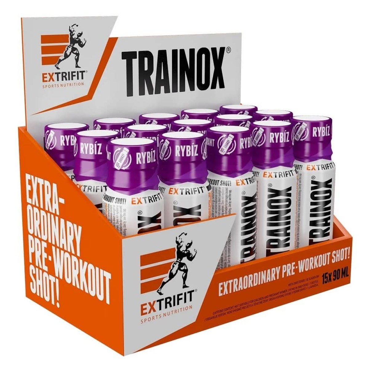Trainox Shot - Extrifit 15x90 ml. Grep · záber 1