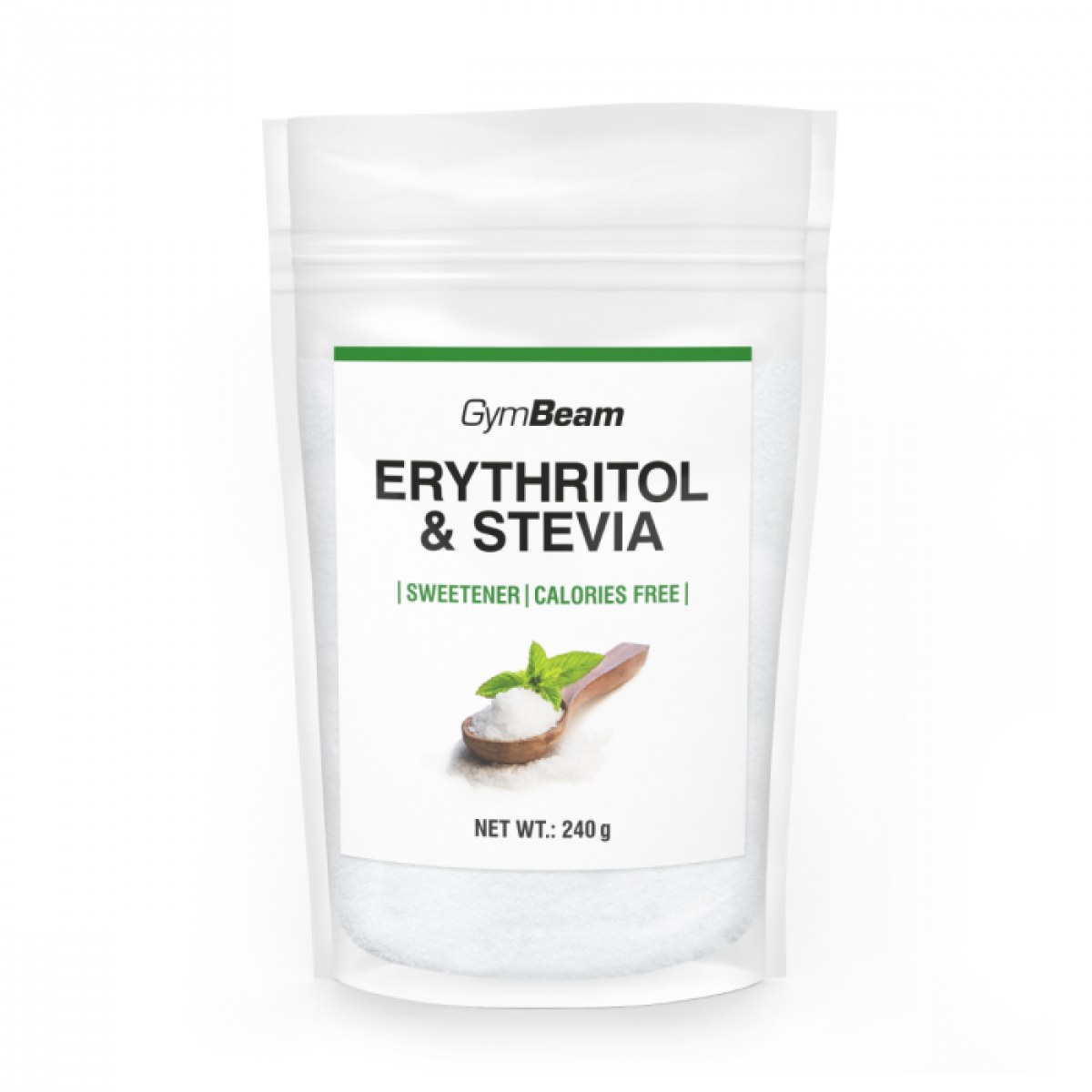 GymBeam Erytritol & Stévia sladidlo · záber 1