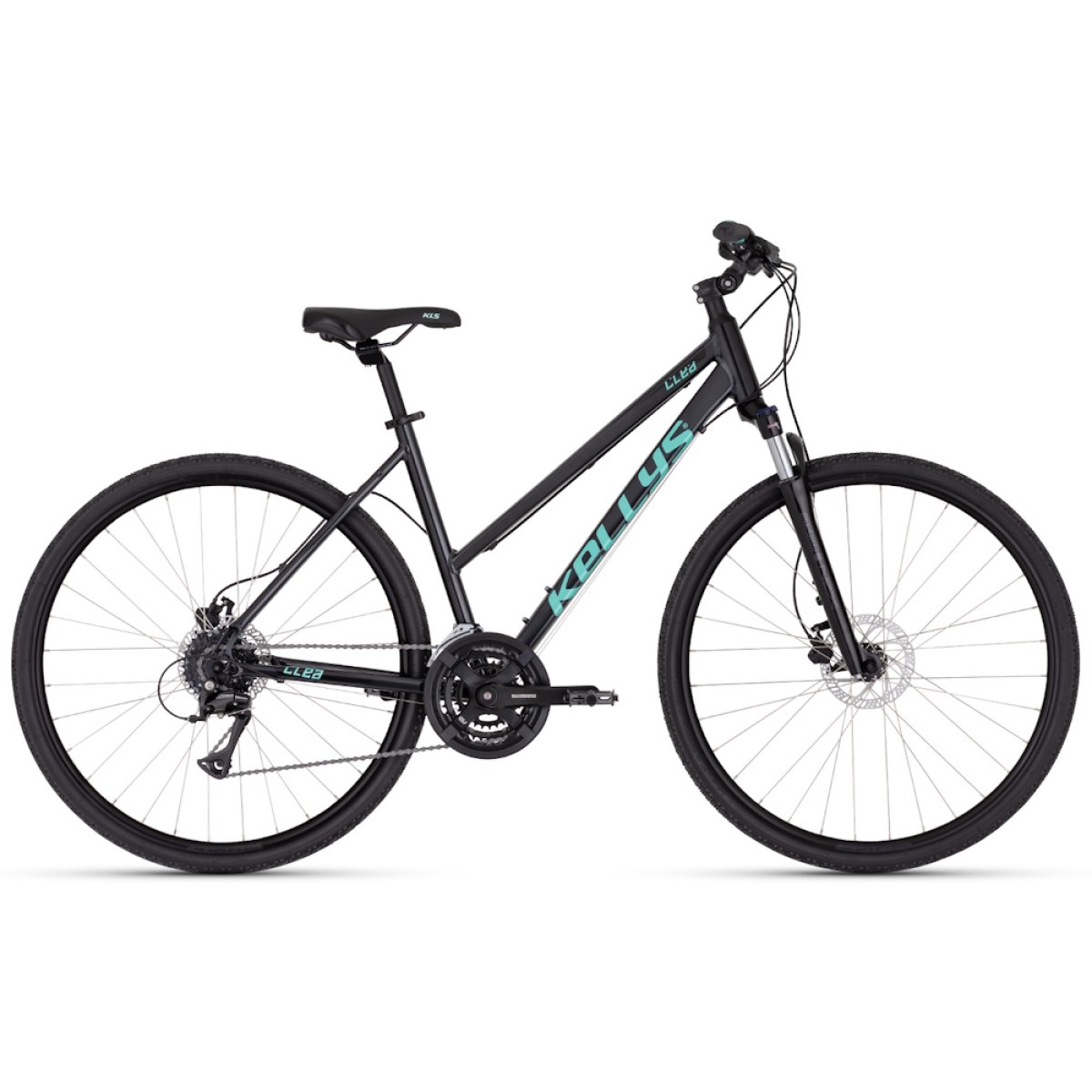 Kellys CLEA 90 28" - model 2025 Graphite Grey - S (17", 155-170 cm) · záber 1