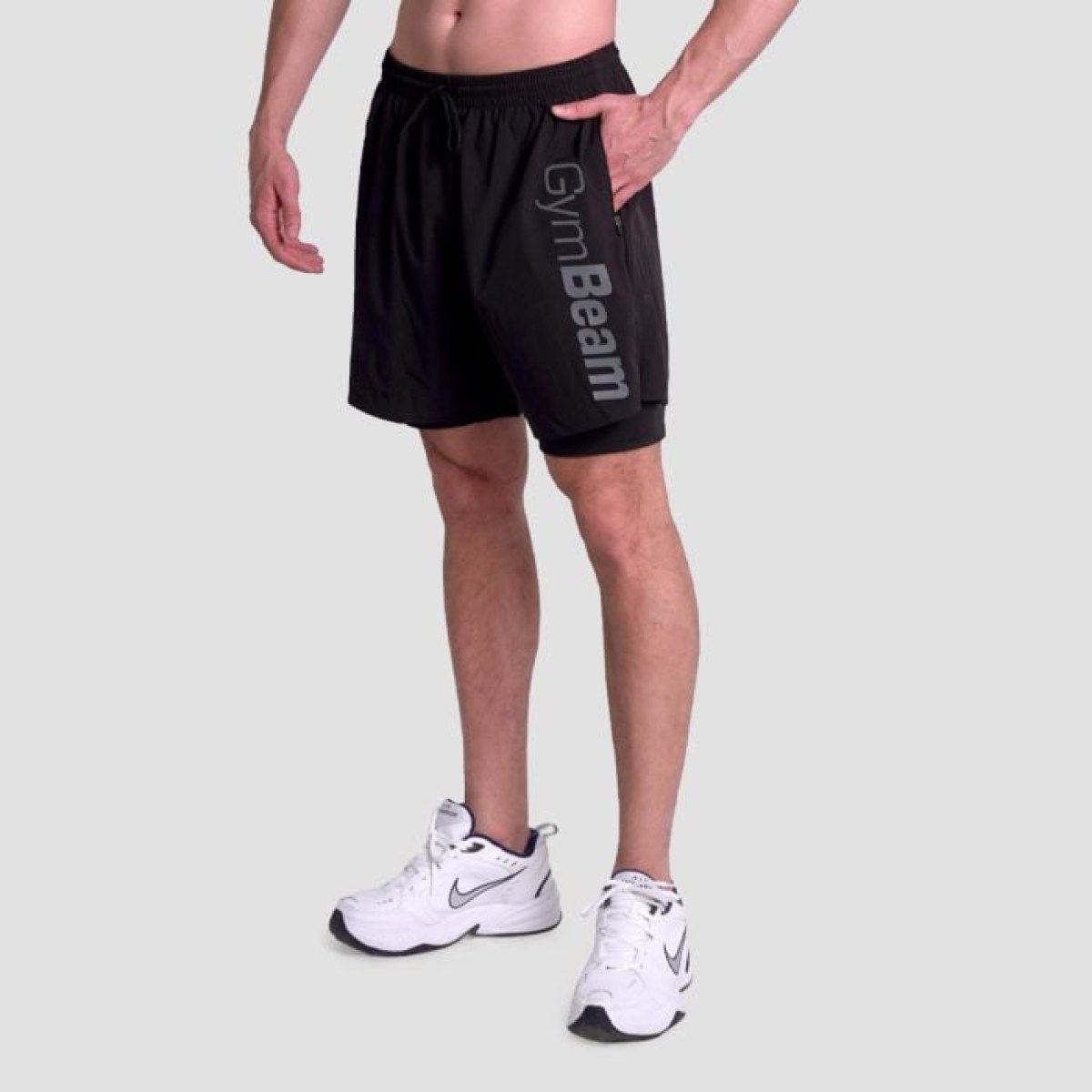 GymBeam Šortky 2in1 Essence Black XL · záber 1