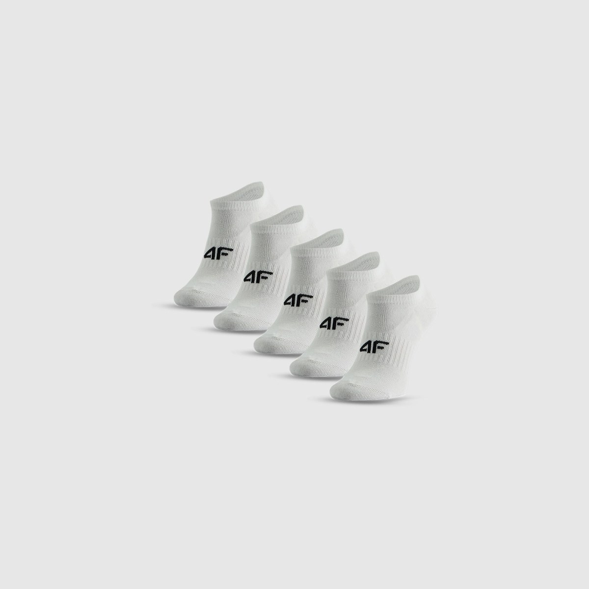 Krátke ponožky (5-pack) chlapčenské - biele · záber 2