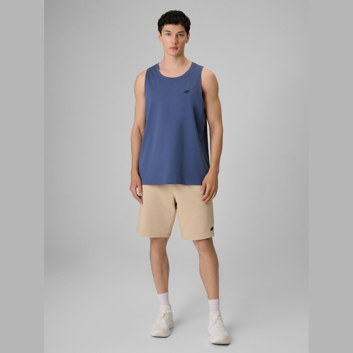 Tielko regular hladké pánske - denim · záber 2
