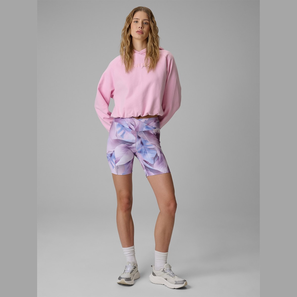 Dámske krátke úpletové legíny - multicolor · záber 1