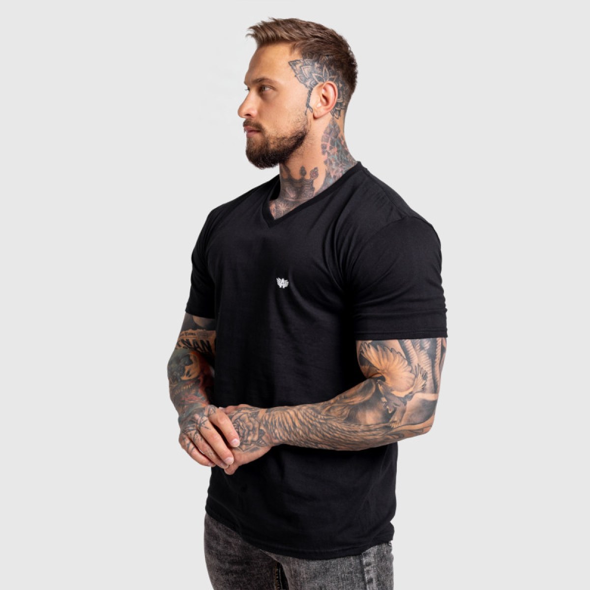 Pánske tričko Iron Aesthetics Imperial, čierne · záber 4