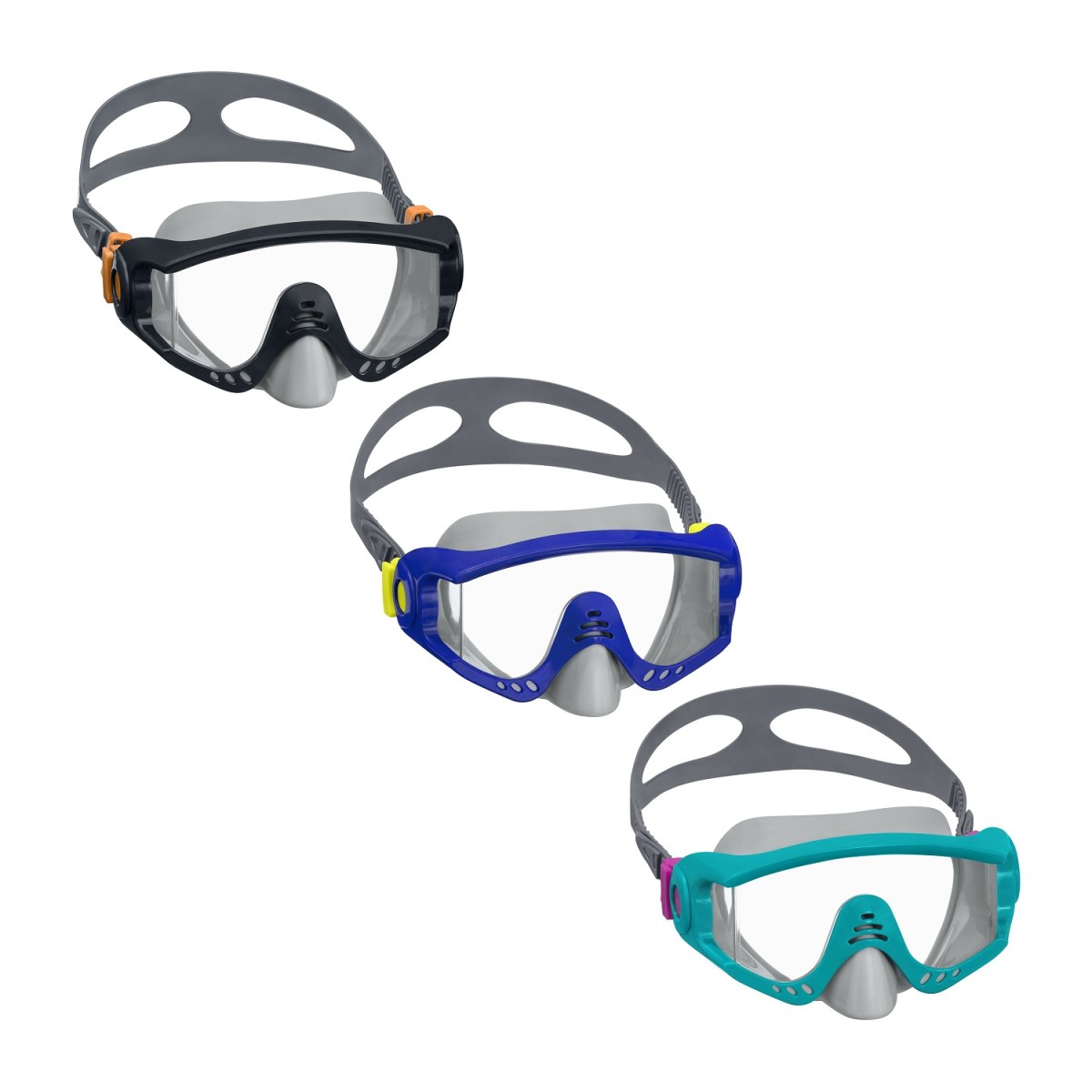Potápačské okuliare BESTWAY Hydro-Pro Splash Tech 22044 - Hmotnosť: 0,04 kg · záber 1