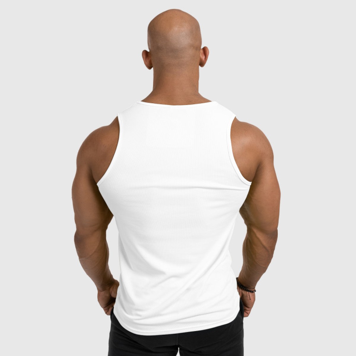 Pánske funkčné tielko Iron Aesthetics Sporty, biele · záber 5