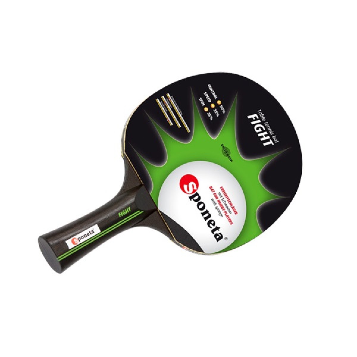 Raketa na stolný tenis SPONETA Fight · záber 1