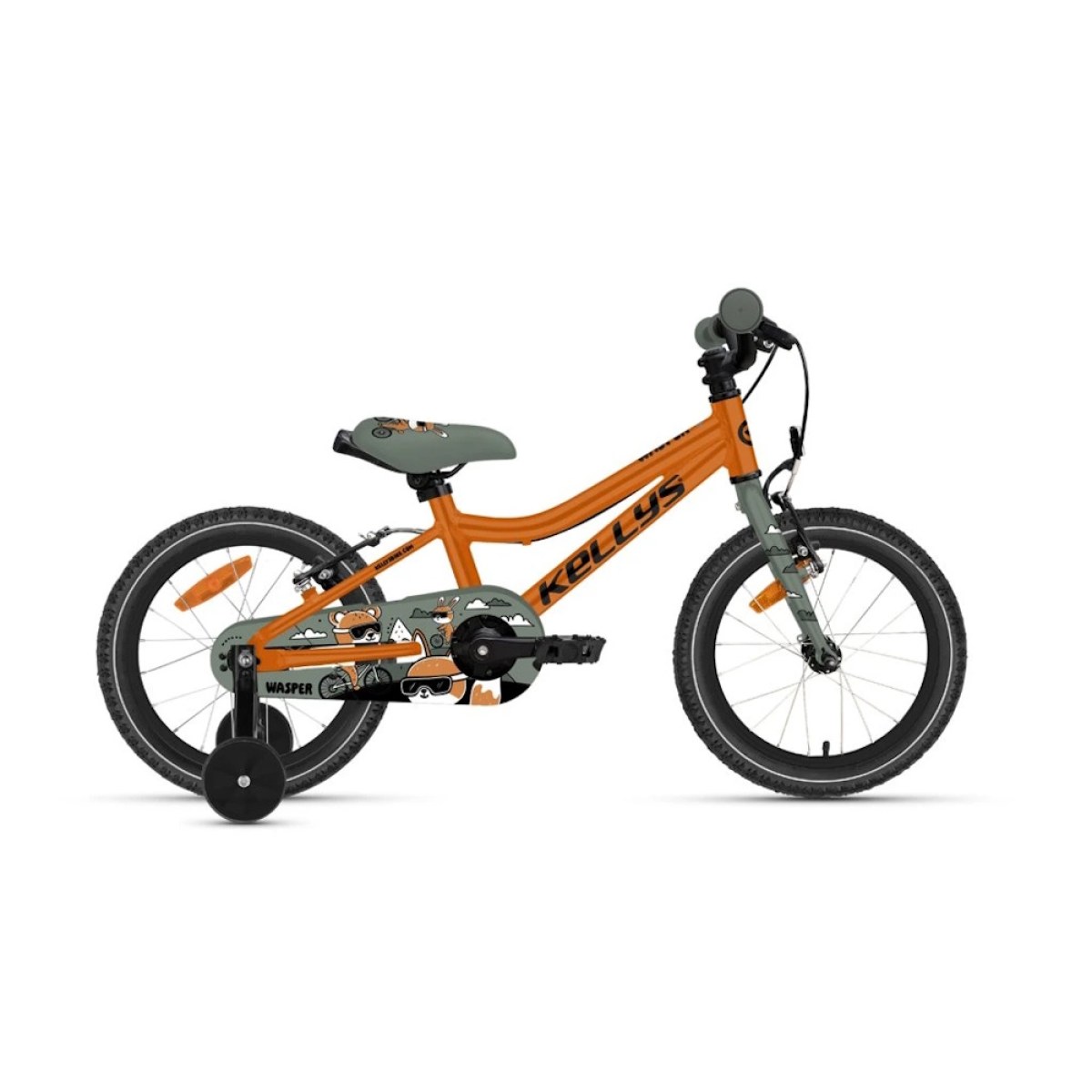 Kellys Wasper Neo 16" - model 2025 Silver Grey - 9" (100-110 cm) · záber 2