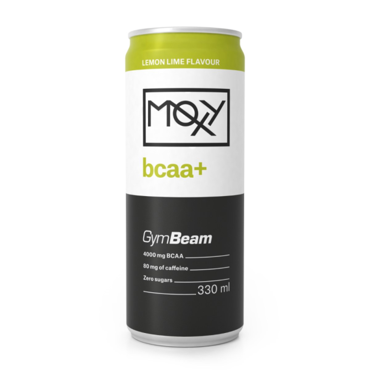 GymBeam MOXY BCAA+ energy Drink citrón limetka - Príchuť: Citrón limetka | Hmotnosť: 0,25 kg | Objem: 330 ml | Balenie: 24 · záber 1