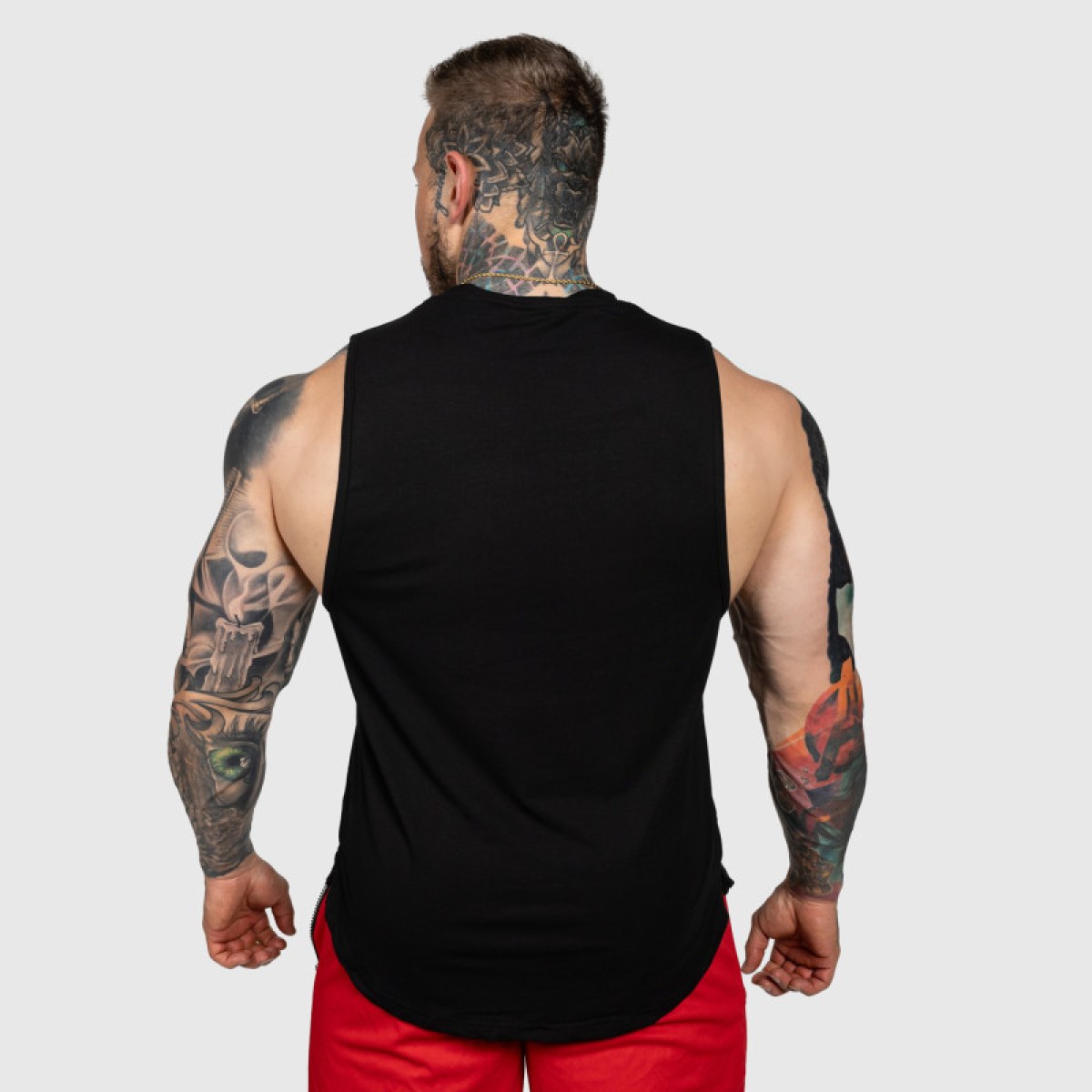 Tréningové tielko Iron Aesthetics Resilient, čierne · záber 2