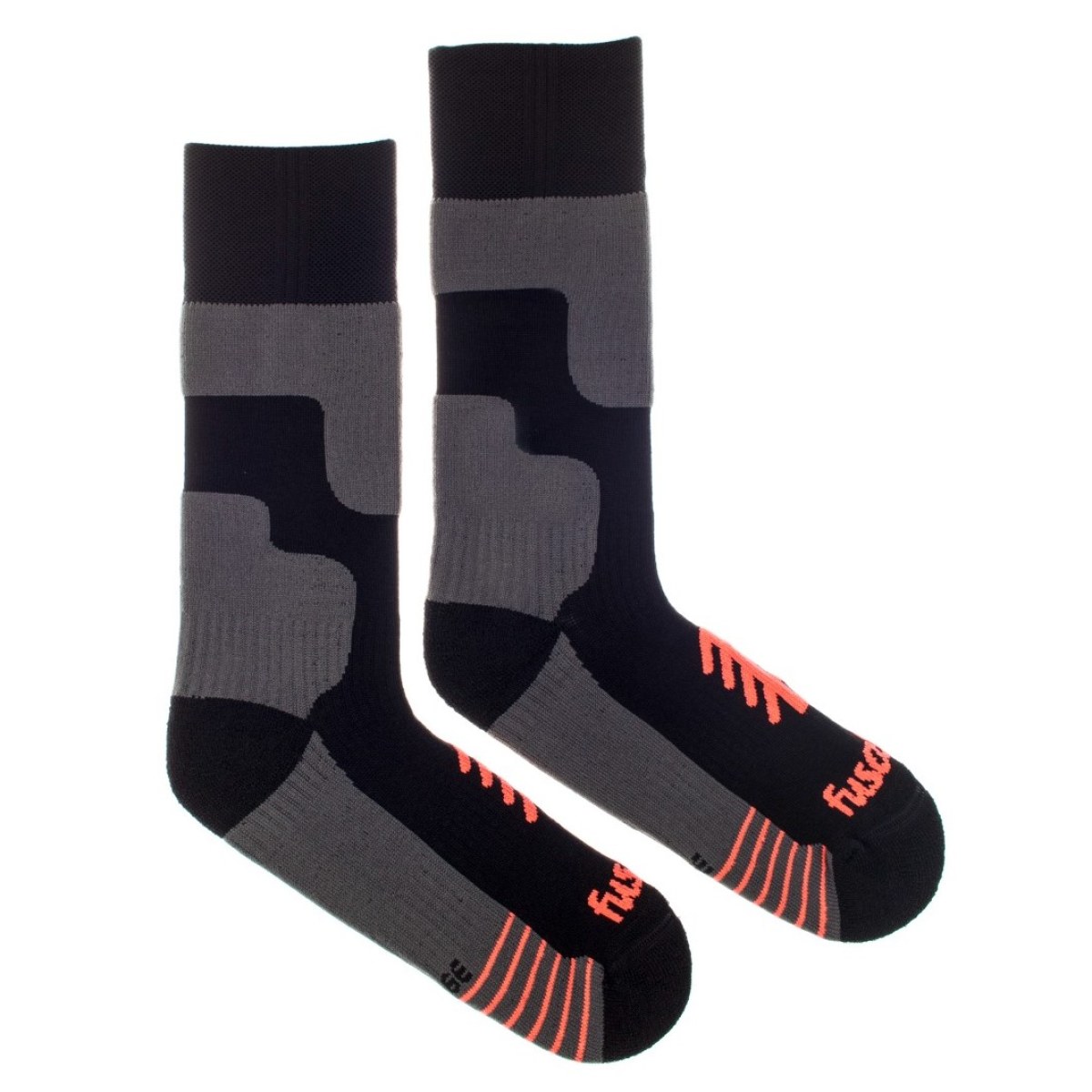 Fusakle Hike Socks - Veľkosť: L | Farba: Čierna, Sivá · záber 1