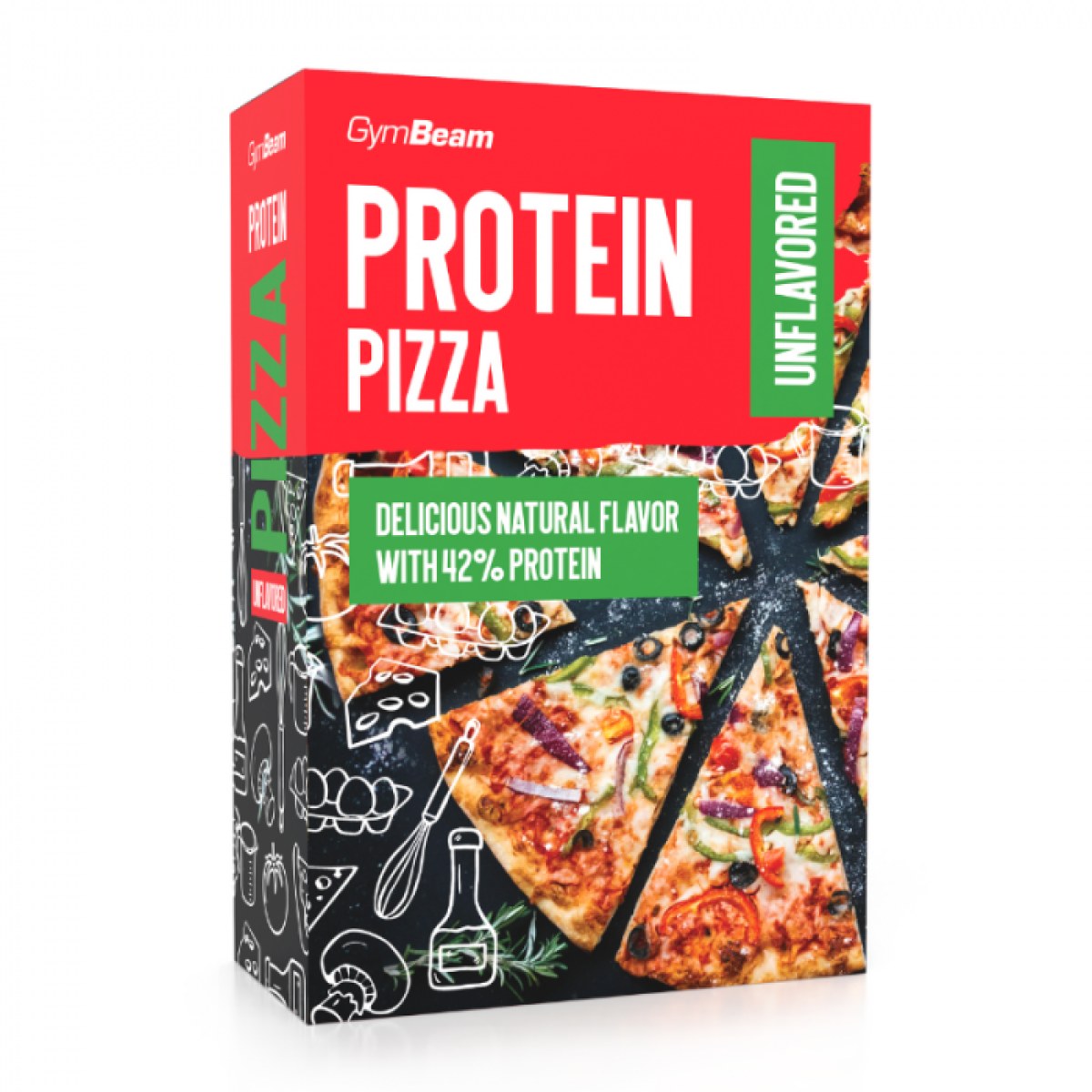GymBeam Proteínová Pizza bez príchute · záber 1