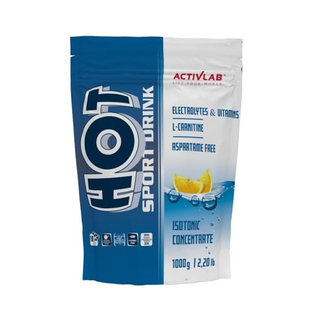 Activlab HOT Sport Drink citrón · záber 1