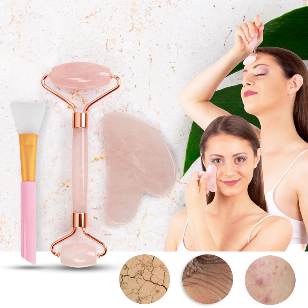 Súprava masážnych pomôcok inSPORTline Rosado Pro Set · záber 1