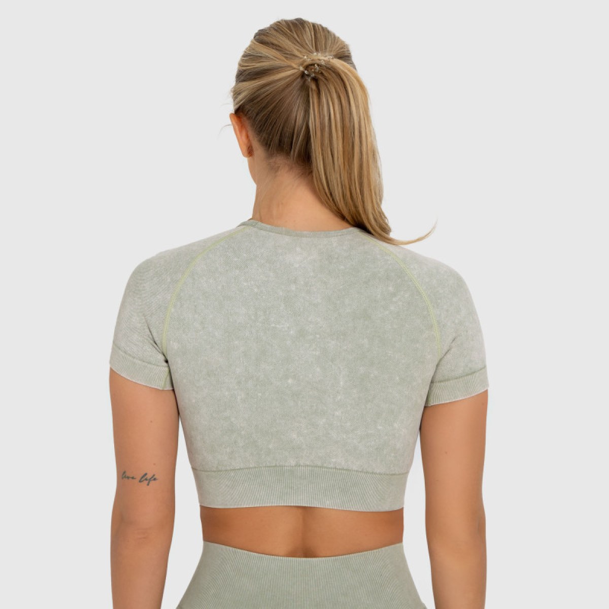 Fitness súprava Iron Aesthetics Faded v1, washed green · záber 3