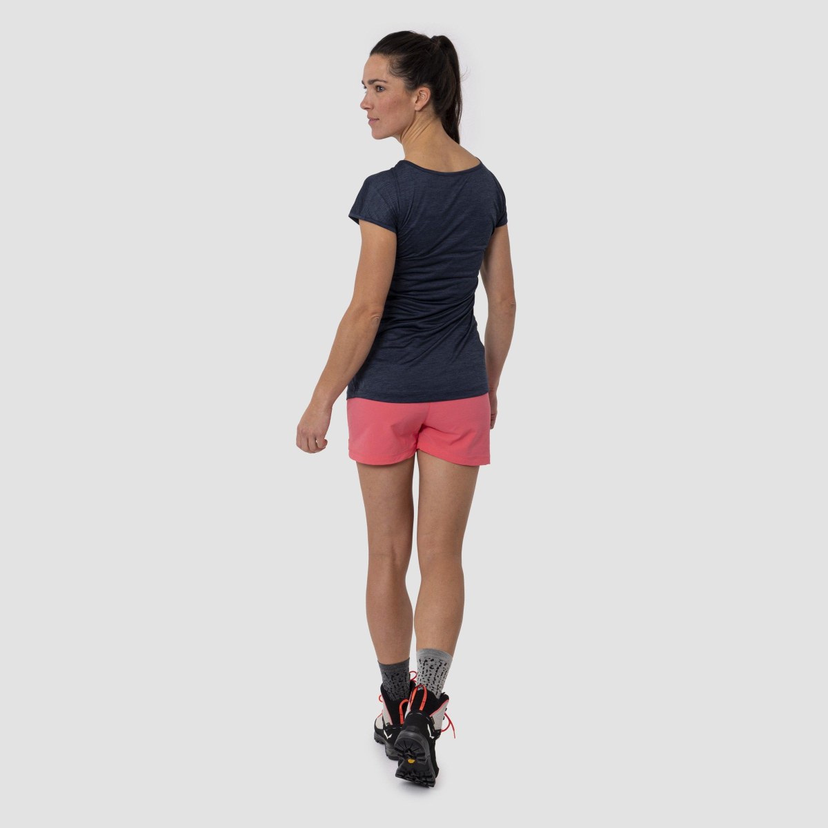 Salewa Puez Melange Dry T-Shirt W - Veľkosť: 36 | Farba: Modrá · záber 5