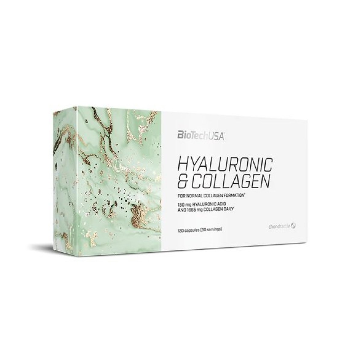 Hyaluronic & Collagen - Biotech USA 120 kaps. · záber 1