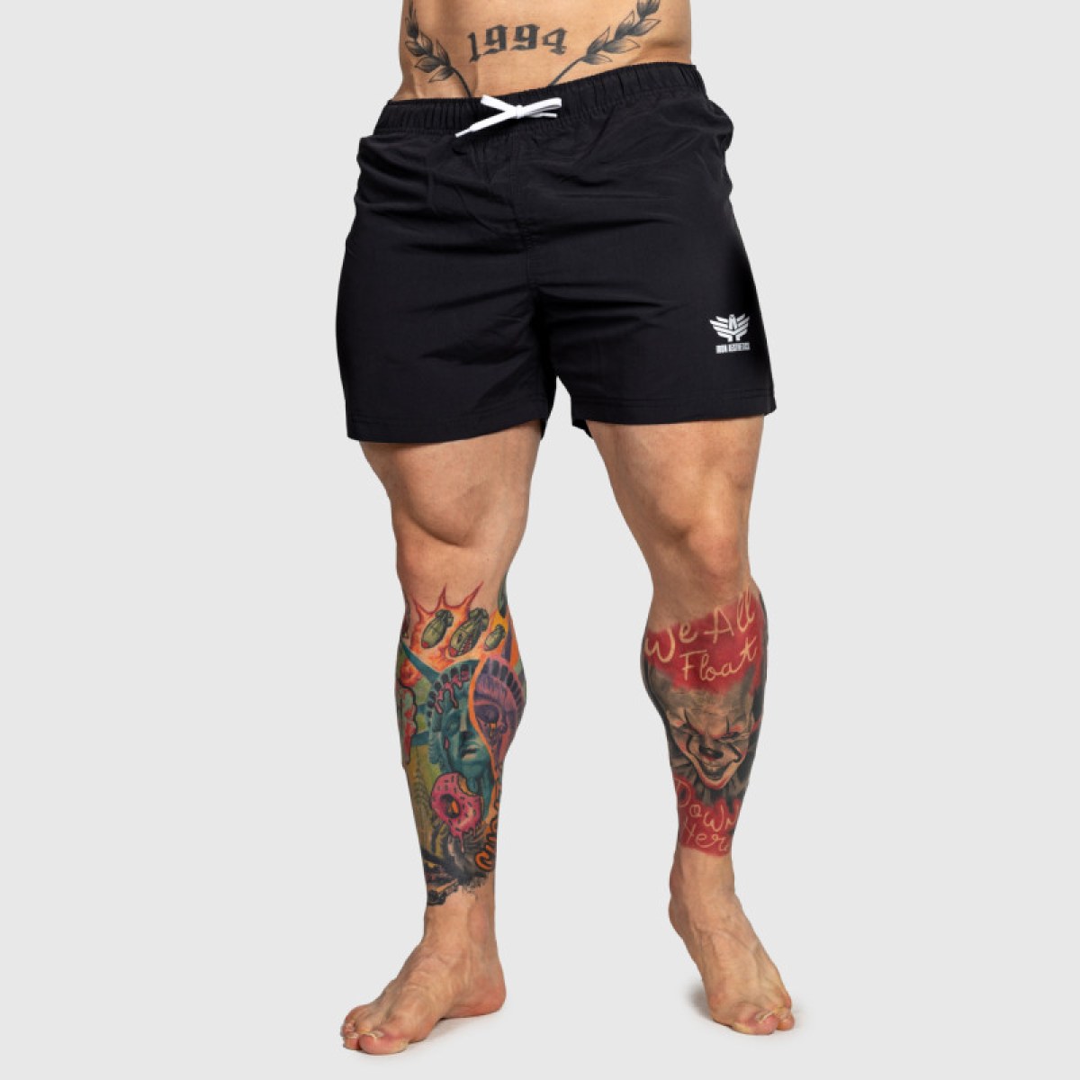 Pánske plavecké šortky Iron Aesthetics Sunshine, čierne · záber 3