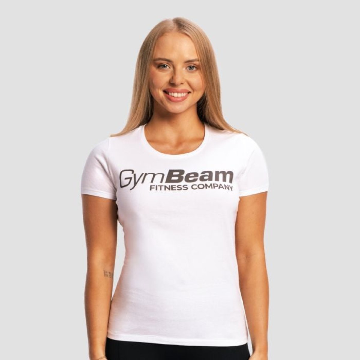 GymBeam Dámske tričko Fitness White XS · záber 1