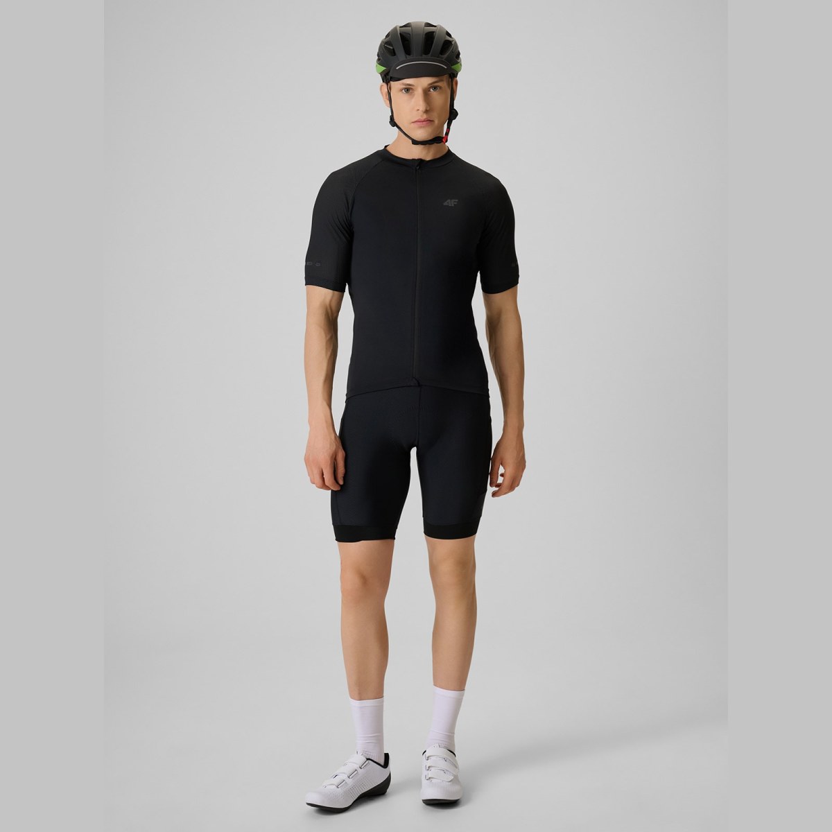 Pánsky cyklistický dres s ochranou UPF50+ - čierny · záber 2