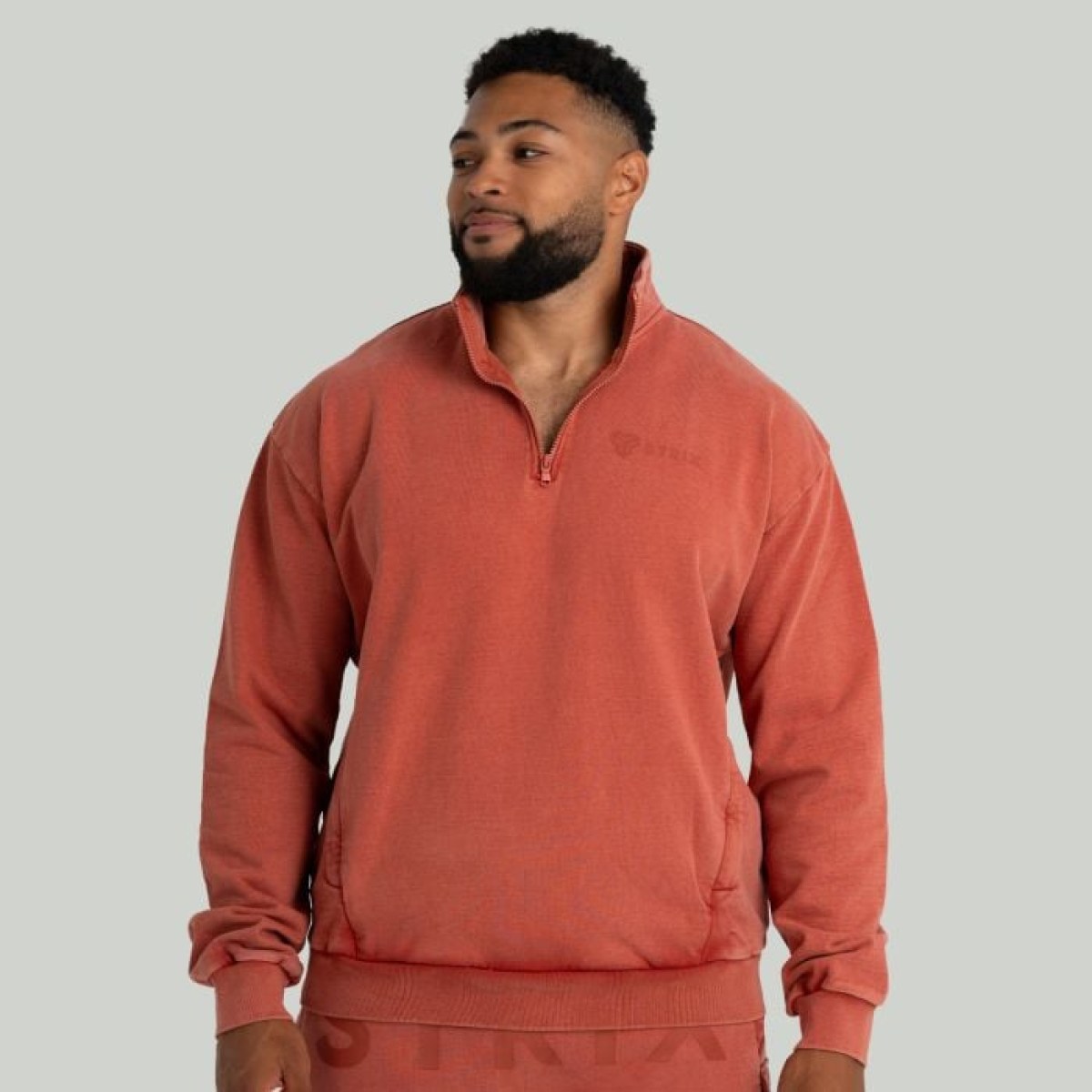 STRIX Mikina Washed Terra M · záber 1